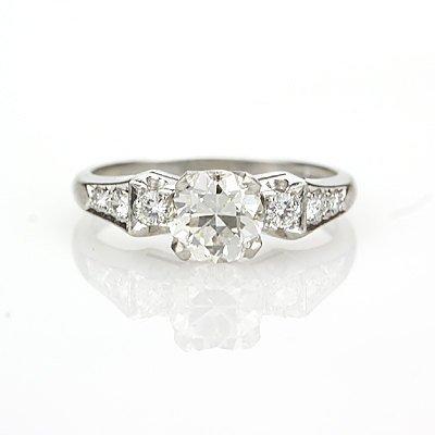 زفاف - Circa 1950s  Engagement Ring