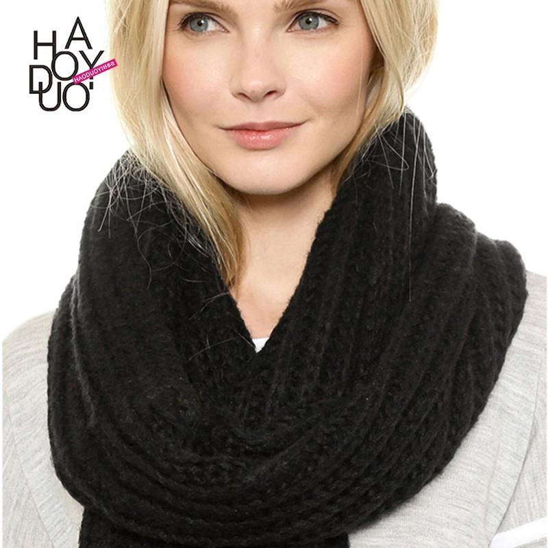زفاف - 2017 winter women new fashion coarse knit solid color knit scarf - Bonny YZOZO Boutique Store