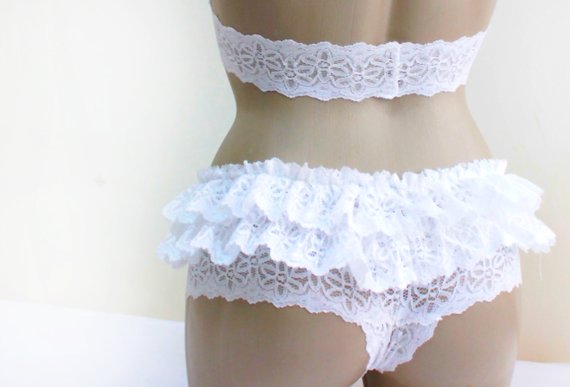 زفاف - CUSTOM ORDER lace lingerie set, personalized wedding gift, plus size lingerie, made to order lingerie set