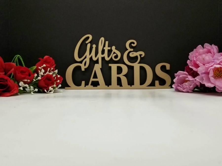 Свадьба - Gifts & cards sign. Gifts and cards wood sign. Gift Sign. Card Sign. Gift table sign. Wedding signs. Graduation sign Wood Gift and card sign