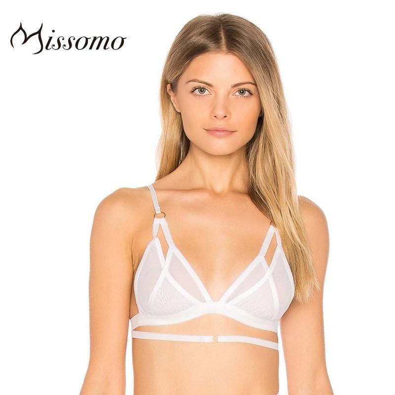 Wedding - Vogue Sexy Hollow Out Slimming Lift Up Tulle One Color Underwear Bra - Bonny YZOZO Boutique Store
