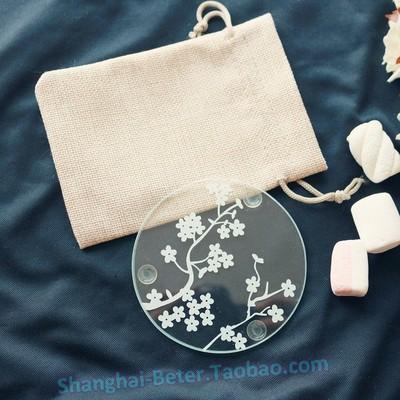 زفاف - Beter Gifts®Bride to Be Cherry Blossoms Coaster boda Souvenirs BD012