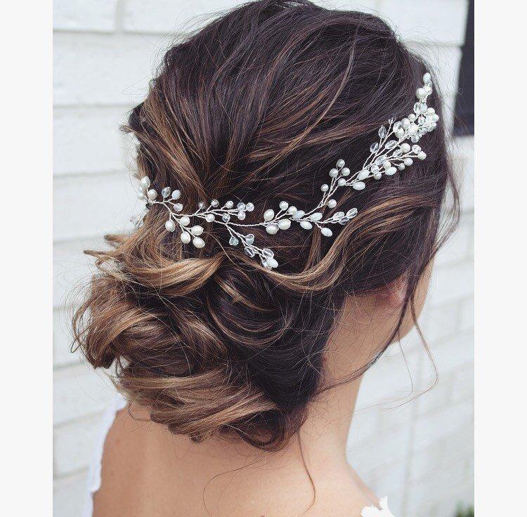 زفاف - Wedding Hair Accessory, Bridal Hair vine, Hair Accessory, Hair Vine