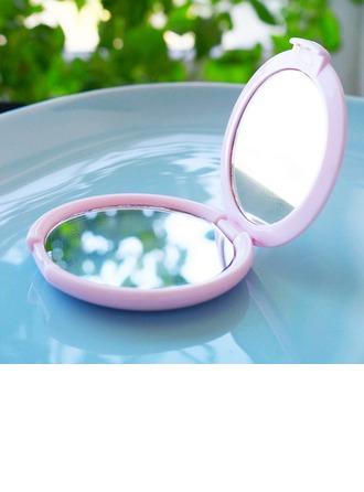 Mariage - Something Pink Mirror Compact in Elegant Organza Pouch - BeterWedding