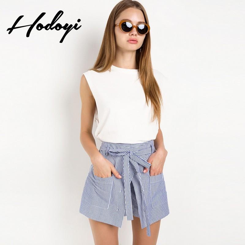 Свадьба - Must-have Vogue Slimming Summer Tie Casual Stripped Culotte - Bonny YZOZO Boutique Store