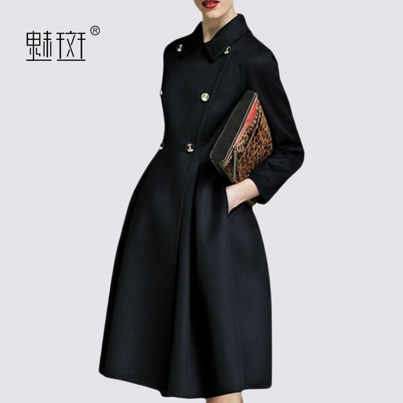 زفاف - Office Wear Slimming Polo Collar 9/10 Sleeves Dress - Bonny YZOZO Boutique Store