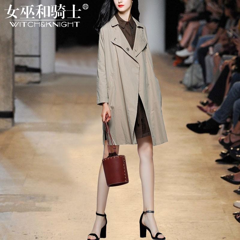 زفاف - Oversized Vogue One Color 9/10 Sleeves Coat - Bonny YZOZO Boutique Store