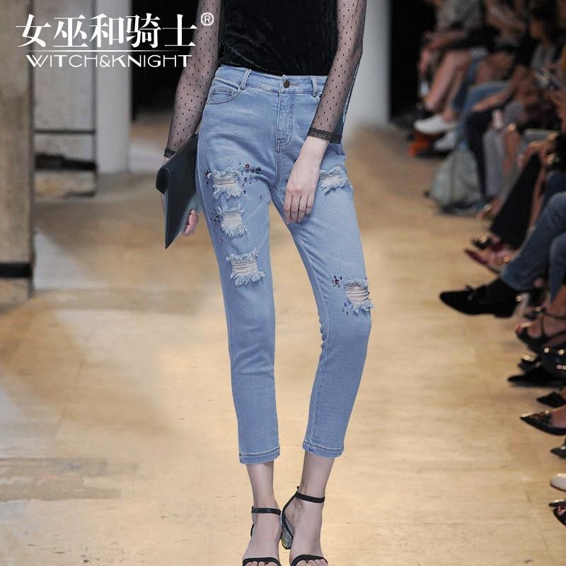 زفاف - Must-have Vogue Slimming Light Color Casual Jeans Skinny Jean - Bonny YZOZO Boutique Store