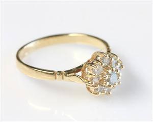 زفاف - Engagement ring-Diamond settings- Promise ring-Graduation gift-Diamond Gold Ring -14K Yellow Gold Ring-Women Jewelry-Unique gift-For her
