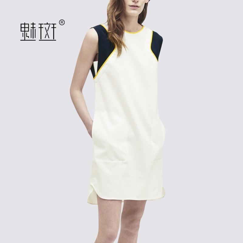 زفاف - In summer 2017 new easing code long simple dress solid color skirt women - Bonny YZOZO Boutique Store