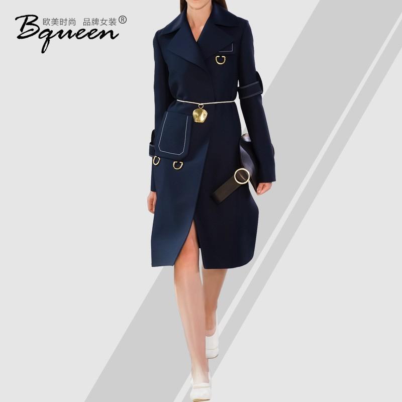 Hochzeit - 2017 new fashions for fall/winter suit as professional women long sleeve long jacket coat - Bonny YZOZO Boutique Store