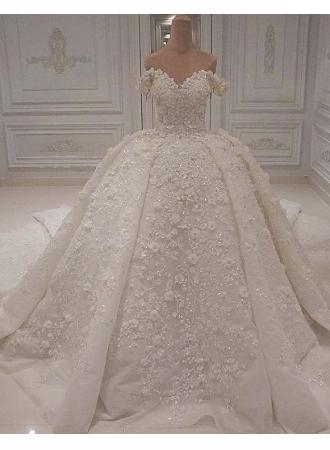 Свадьба - Luxus Hochzeitskleid Spitze 