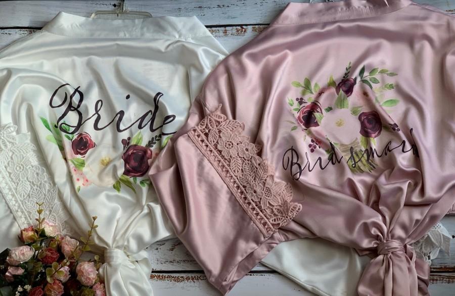 Hochzeit - Lace Bridesmaid Robes 