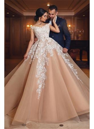 Wedding - Designer Brautkleider Mit Spitze A Linie Prinzessin Hochzeitskleider Online Modellnummer: BA9294