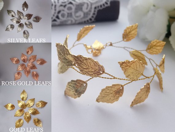 زفاف - Gold Leaf Bracelet Unique Leaf Bracelet Wedding bracelet Rose gold leaf bracelet wedding cuff braclet Fall Leaf Jewelry Gold bracelet