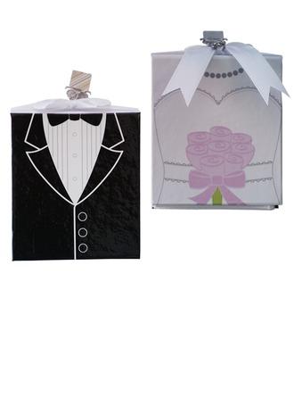 Mariage - Beter Gifts® Side by Side Groom And Bride Photo Album Wedding Favors