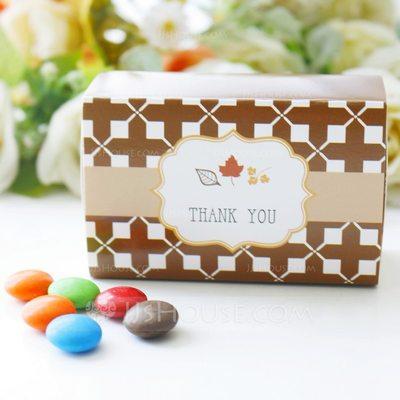 Wedding - Beter Gifts® Autumn "Fall in Love" Leaf Favor Box