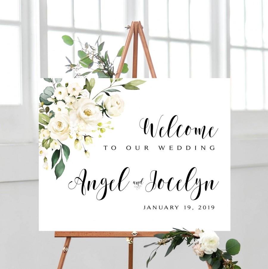زفاف - Wedding Welcome Sign 