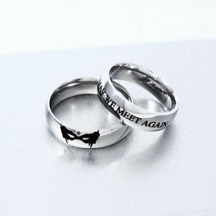 Mariage - May We Meet Again Engagement Ring, Clexa Ring, Heda, Wanheda, Heda Ring, Clexa Jewelry, The 100, Clarke Lexa Ring, Skaikru Trikru Ring,