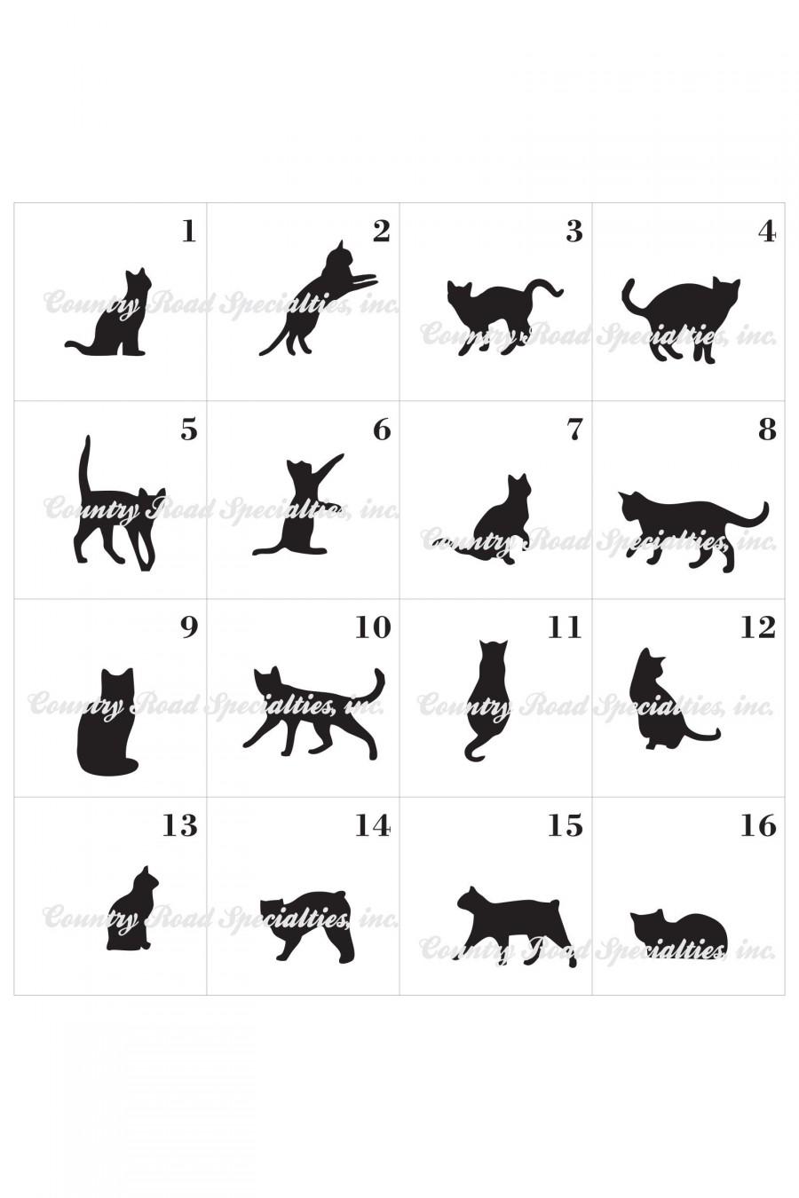 Mariage - Cat and Dog Pet Silhouette cake topper add on MADE IN USA