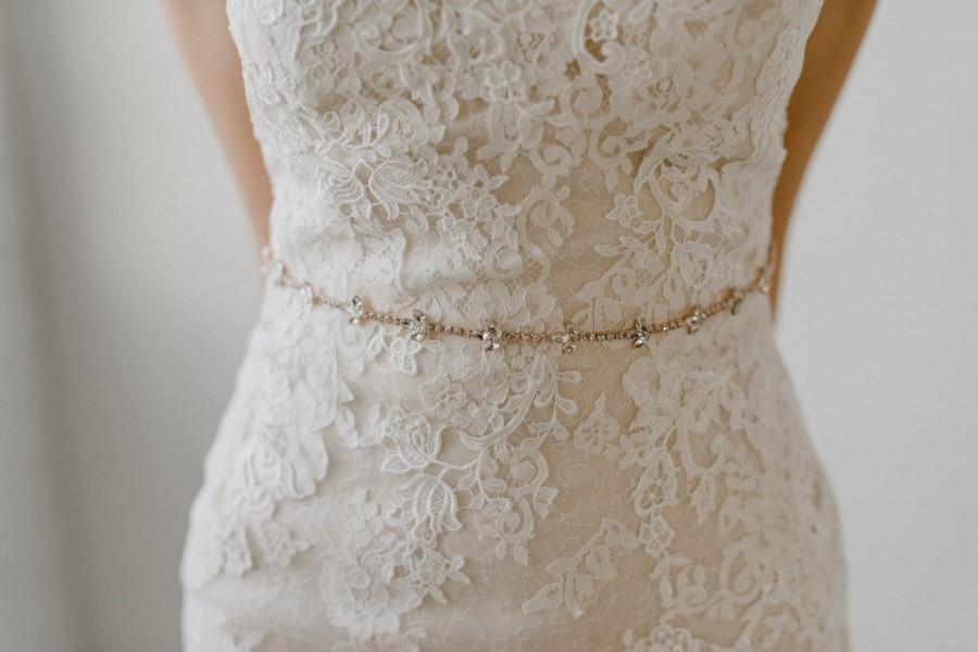 Wedding - Rose Gold Wedding Belt 