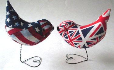 Mariage - Wedding Cake Topper Love Birds British Meets American Rue23paris Cake Toppers