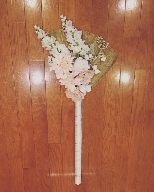 زفاف - Custom Wedding Broom - Jumping Broom - African American Wedding Broom