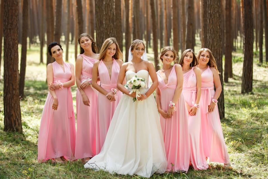 زفاف - Infinity bridesmaid dress, bridesmaid gown,Maxi Convertible Dress, prom dress, wedding dress, for photo shoot, wrap dress, wedding, on sale