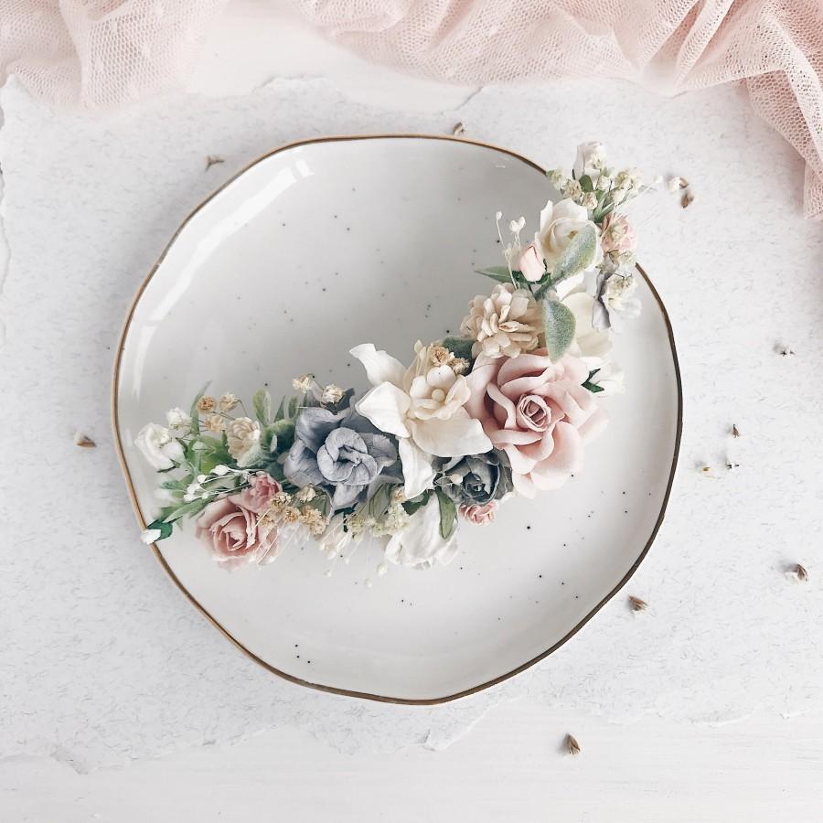 Hochzeit - Flower hair piece, Bridal flower clip, Flower Bridal headpiece, Wedding hair vine