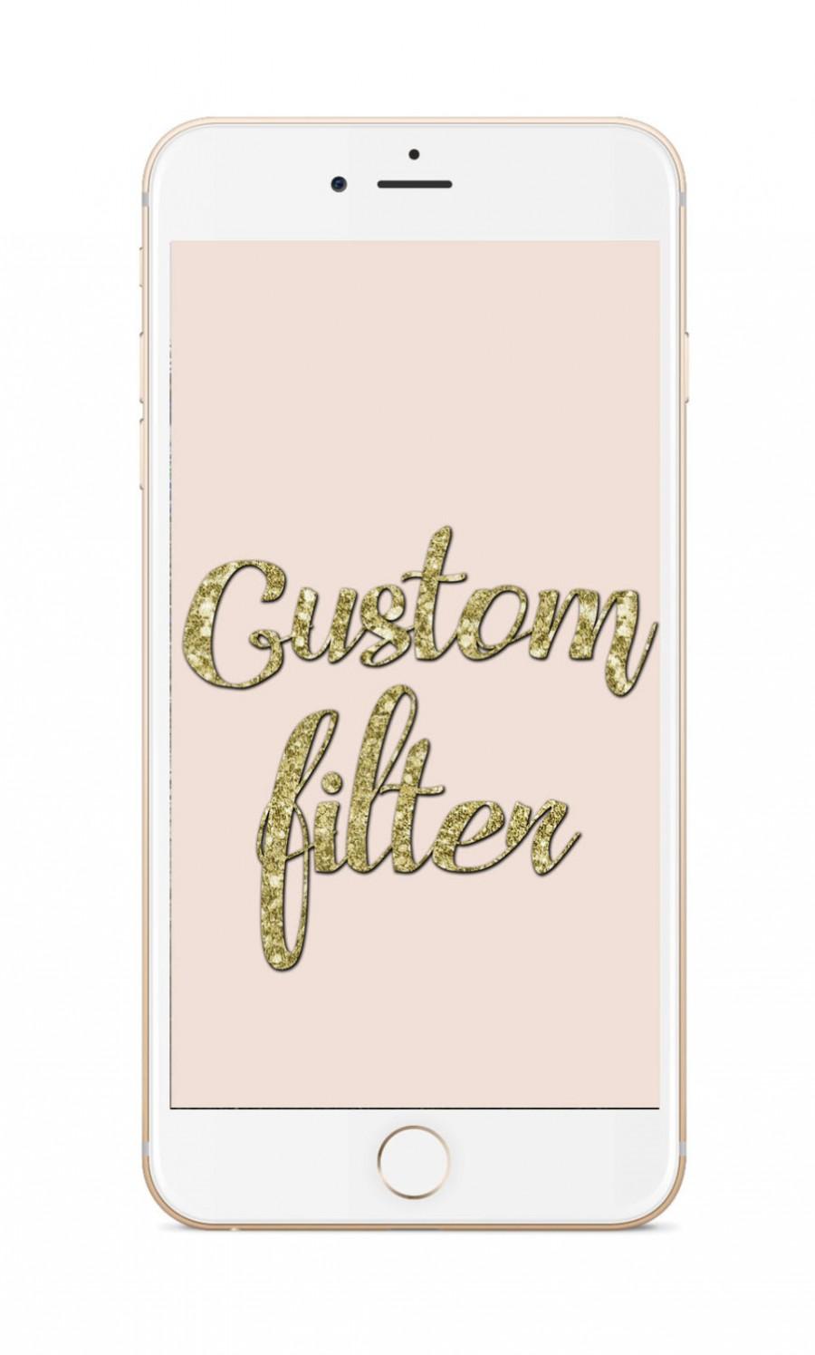 Mariage - COMPLETELY CUSTOM FILTER 