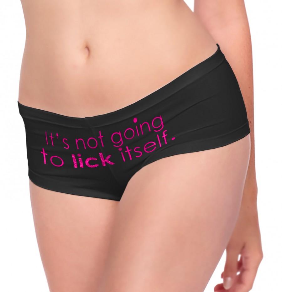 It S Not Going To Lick Itself Hot Pink Cheeky Panty Valentines