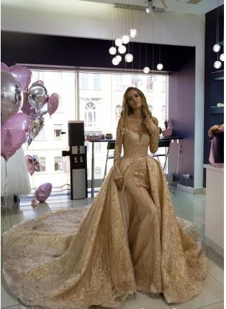 زفاف - Luxus Brautkleider Mit Gitzer 