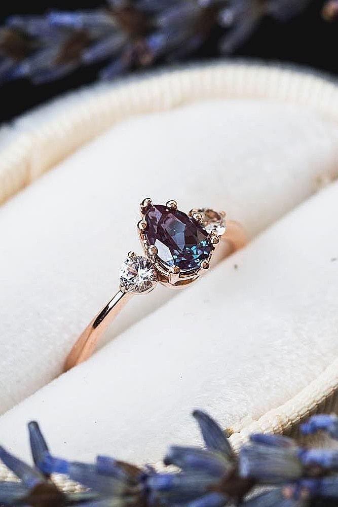 Wedding - 36 Rose Gold Engagement Rings That Melt Your Heart