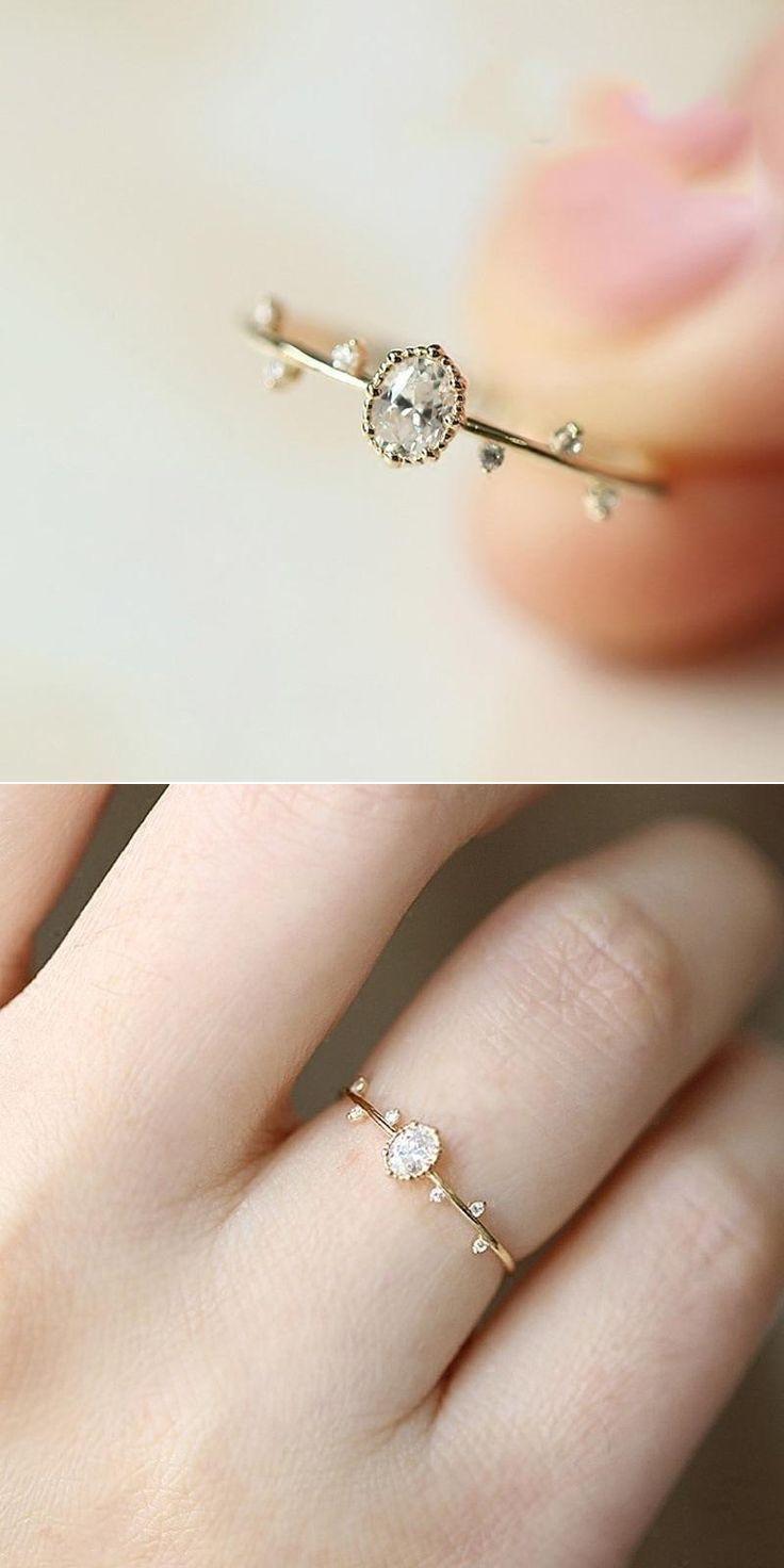 زفاف - Lovely Rose Gold Ring #jewelry #rings