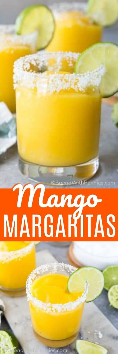 Свадьба - Delicious And Easy To Make Frozen Mango Margaritas Are Tart, Sweet, Easy To Customize! They Are The Perfect Cocktail Rec… 