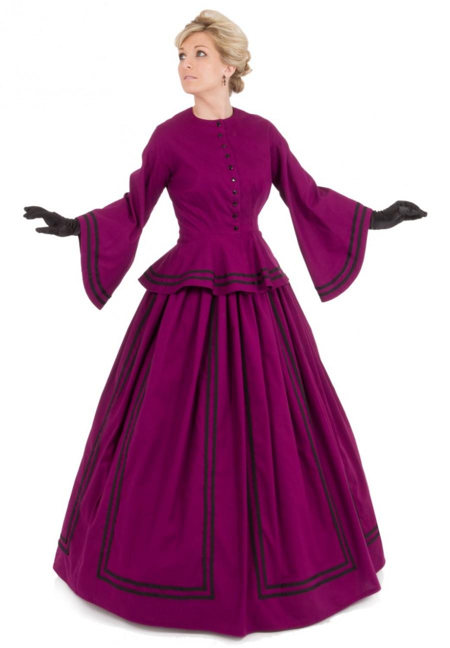 Wedding - 150466-7 Mallory Victorian Civil War Dress