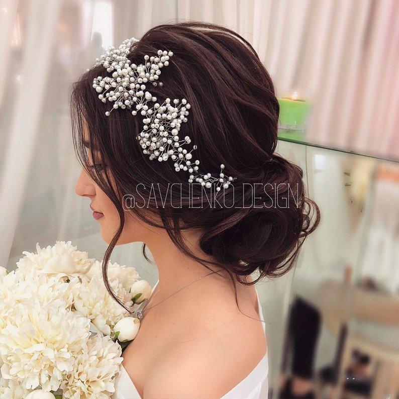 Diadema Para Novia Easedaily Bride Wedding Hair Vine Silver 