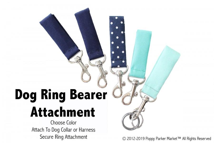 Hochzeit - Original Dog Ring Bearer Ring Holder ATTACHMENT ONLY - Secure Removable Attachment - Wedding Dog
