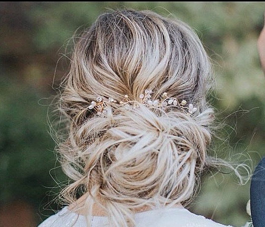 زفاف - Gold hair vine,hair vine gold,hair vine bridal,gold hair comb,gold hair piece,gold hair wreath,bridal hair piece,wedding hair piece
