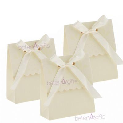Hochzeit - BeterWedding DIY Ivory Bridal shower favor wedding Candy Box TH003