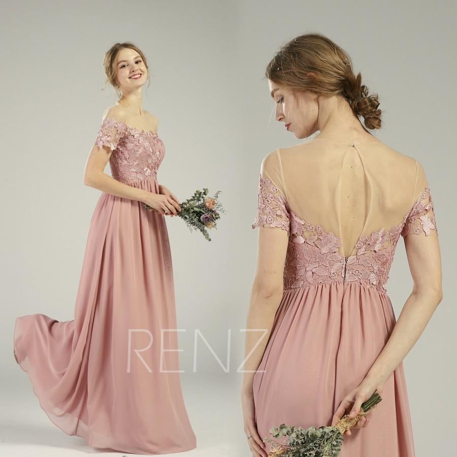 dusty pink dresses for wedding