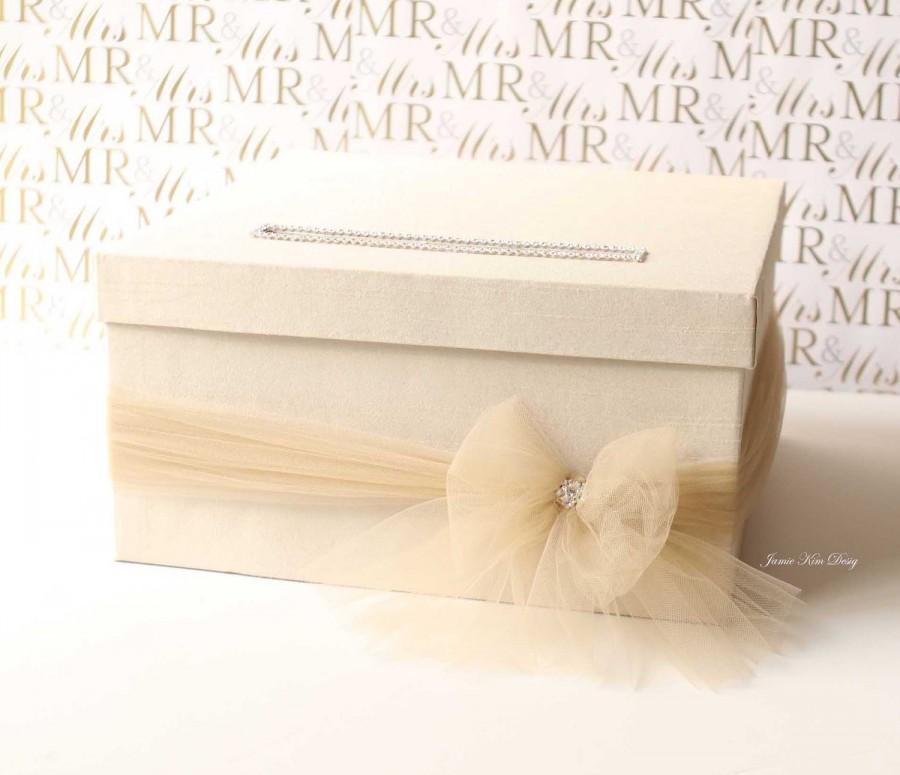 Свадьба - Wedding Card Box Money Box  - Custom Made to Order