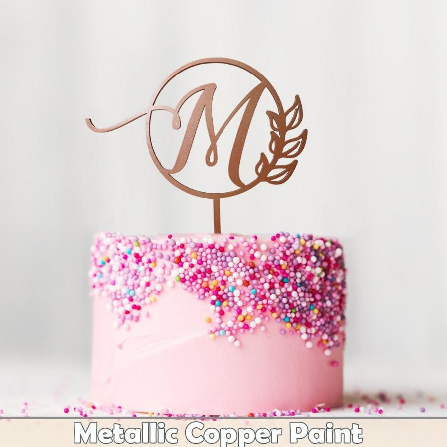 Wedding - Initial Cake Topper - Monogram Cake Topper - Wedding Cake Topper - Custom Cake Topper - Personalized Cake Topper for Wedding