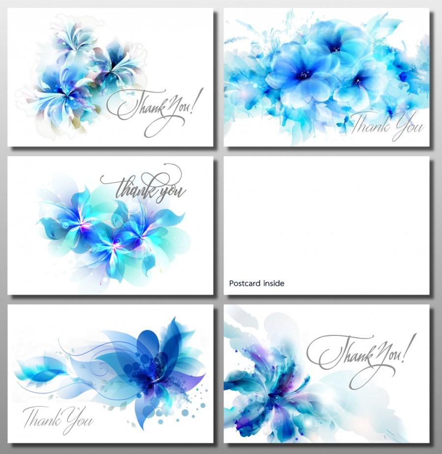 Свадьба - Thank You Cards, Assorted Floral Thank You Notes with Envelopes, Perfect for Wedding, Baby Shower, Bridal Shower, Business, Birthday, 4x6"