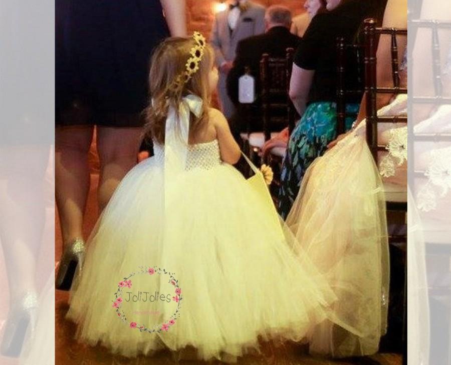Wedding - Flower girl dress,tulle girl dress,Ivory White Blush Pink shabby chic girl dress more colors available for customize