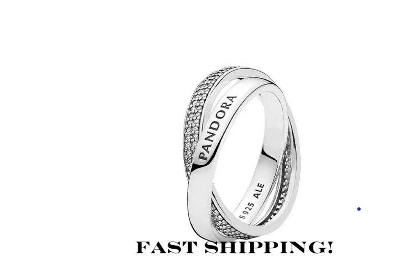 Mariage - Pandora, CZ Promise Ring, fully stamped, 925 sterling