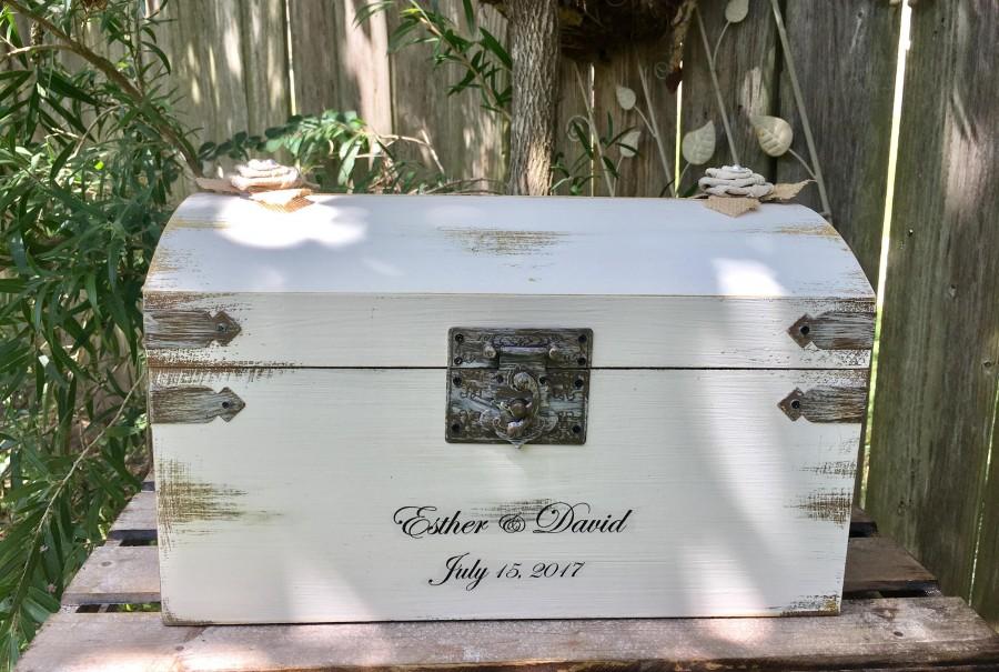 Свадьба - Wedding Card Box - Wedding Card Box With Slot - Wedding Money Box - Rustic Wedding  Box - Money Card Box - Wishing Well Box - Wood Box