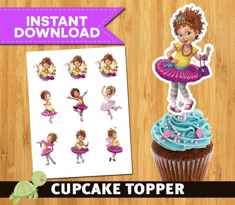Fancy Nancy Cupcake Toppers 24 