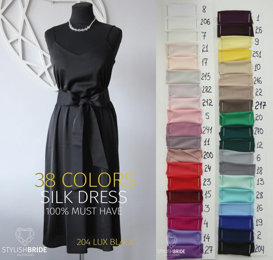 Hochzeit - Silk Dress, Long Dress, Dress Silk Cami, Silk Chemise, Bridesmaid Dress, Wedding Dress, Sleeveless Dress, Silk Slip Dress, Bridal Nightgown
