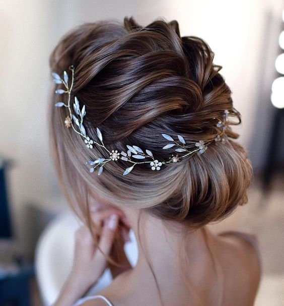 زفاف - Bridal hair piece Bridal hair vine Blue Opal Bridal hair vine Wedding hair piece Wedding hair Accessories Wedding hair vine
